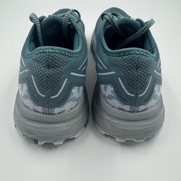 Asics Womens F130722 Green White Digital Camo AmpliFoam Size 9 Athletic Shoes - Picture 3 of 7